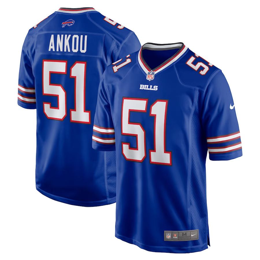 Men Buffalo Bills #51 Eli Ankou Nike Royal Home Game Player NFL Jersey->buffalo bills->NFL Jersey